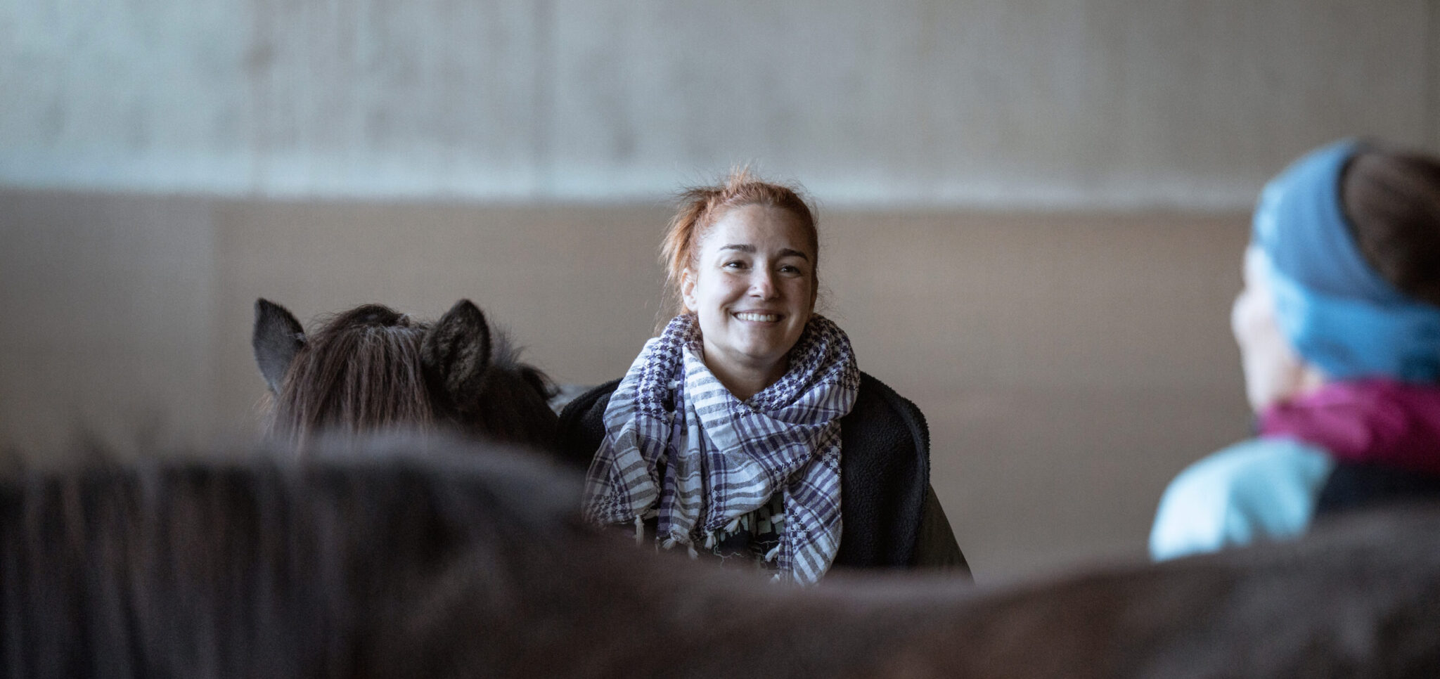 Kundin im pferdegestützten Coaching